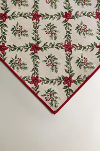 DIAMOND JACQUARD CHRISTMAS TABLE RUNNER