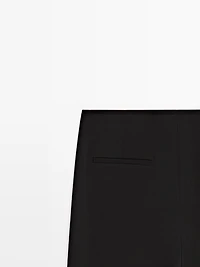Capris with button details