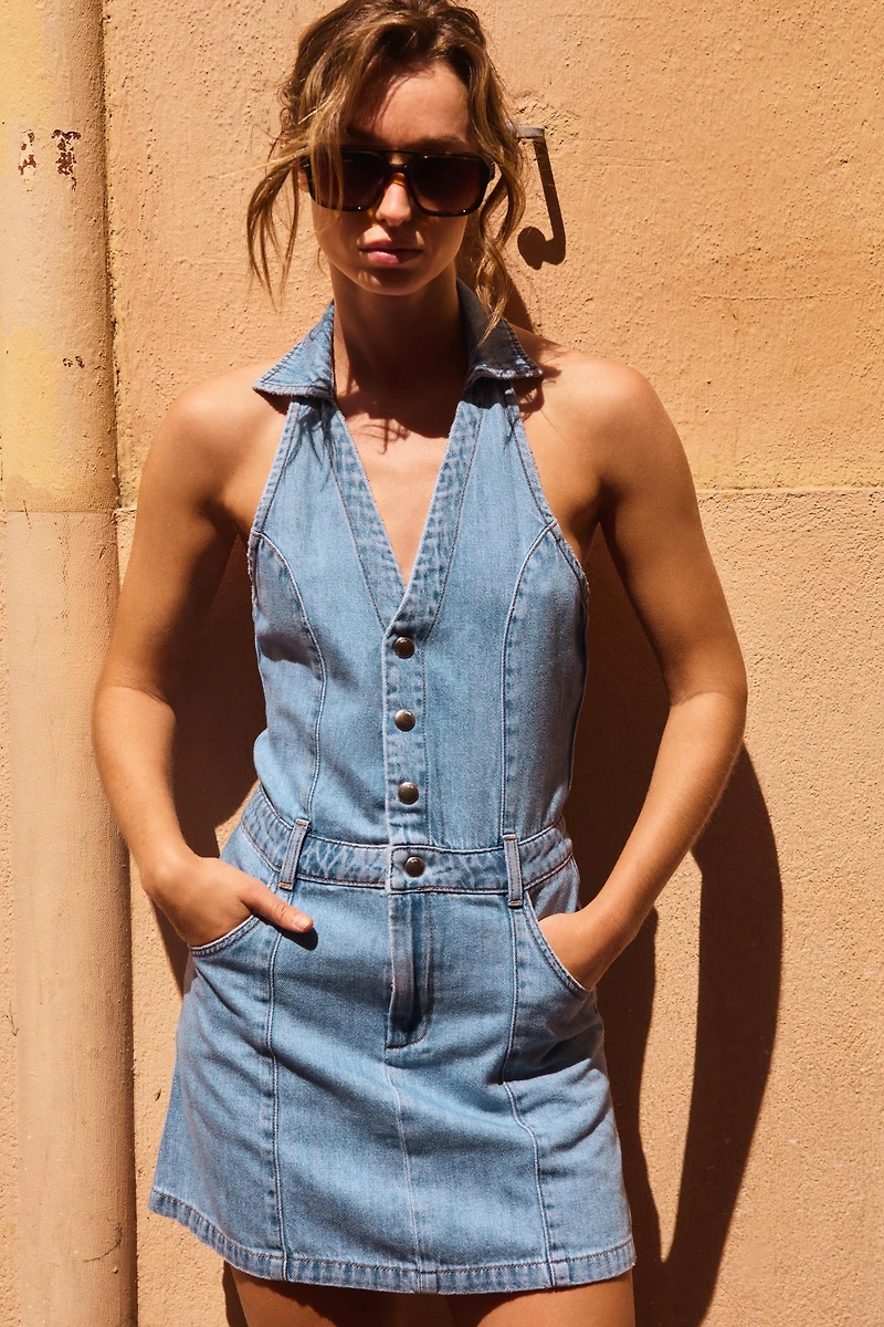 Z1975 HALTER MINI DRESS