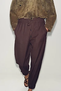 CUFFED HEM PANTS