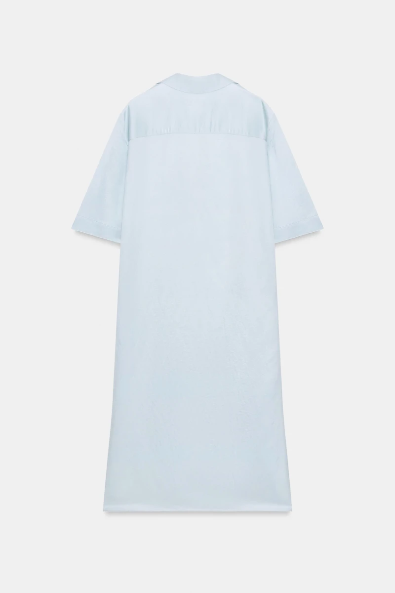 LINEN BLEND TUNIC SHIRT ZW COLLECTION