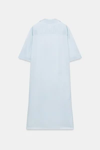 LINEN BLEND TUNIC SHIRT ZW COLLECTION
