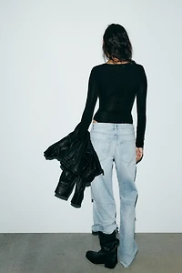 LONG SLEEVE SOFT BODYSUIT