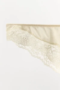 COTTON LACE PANTIES