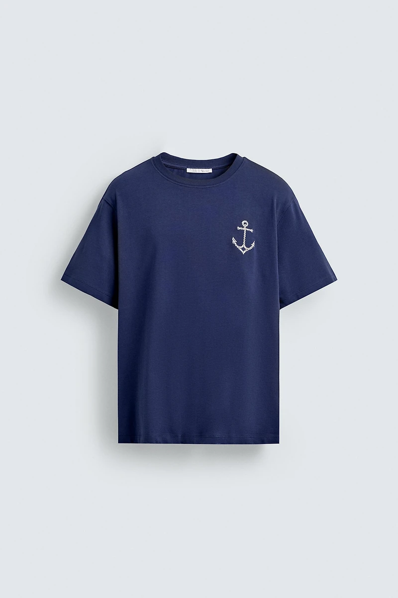 ANCHOR EMBROIDERY T-SHIRT
