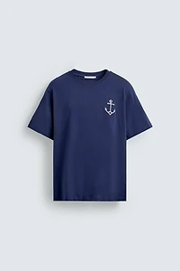 ANCHOR EMBROIDERY T-SHIRT