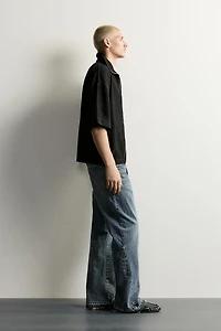 TEXTURED RELAXED FIT SHIRT