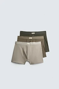 SOFT BOXER BRIEFS 3-PACK