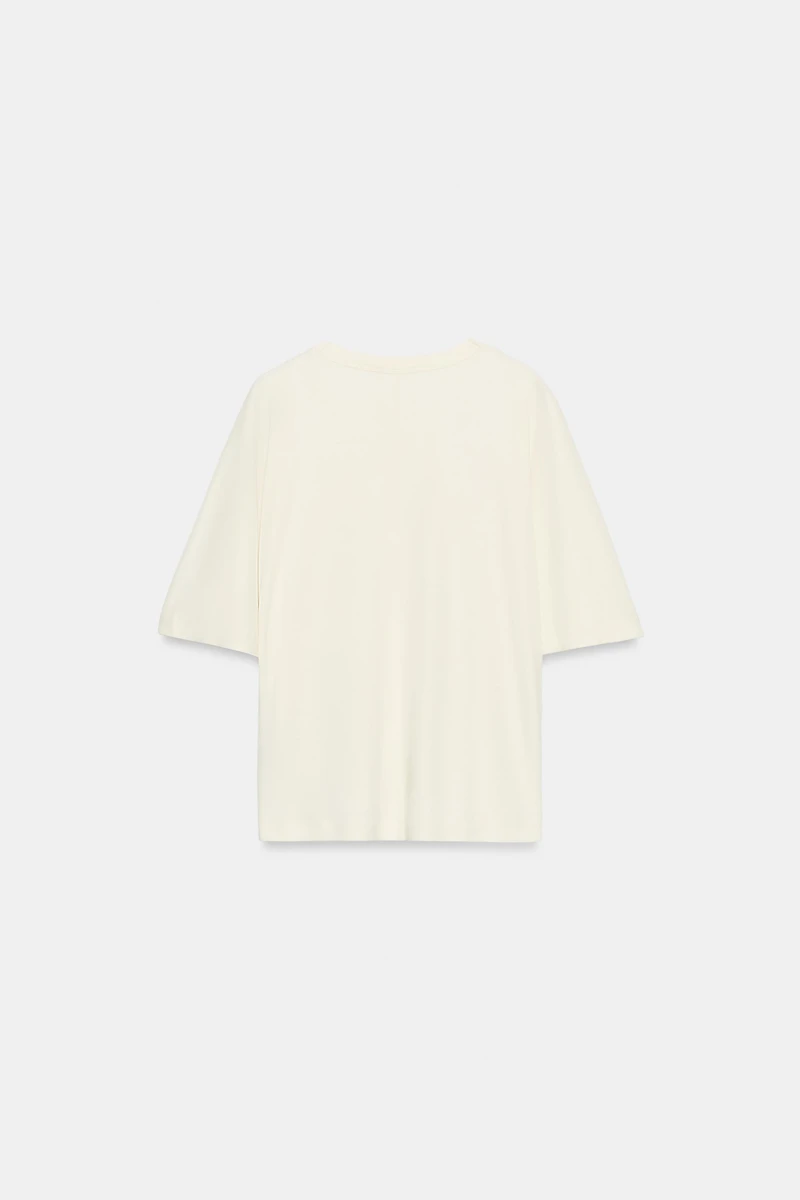 T-SHIRT INTERLOCK MANCHES COURTES