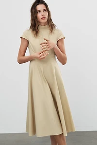 TRENCH MIDI DRESS