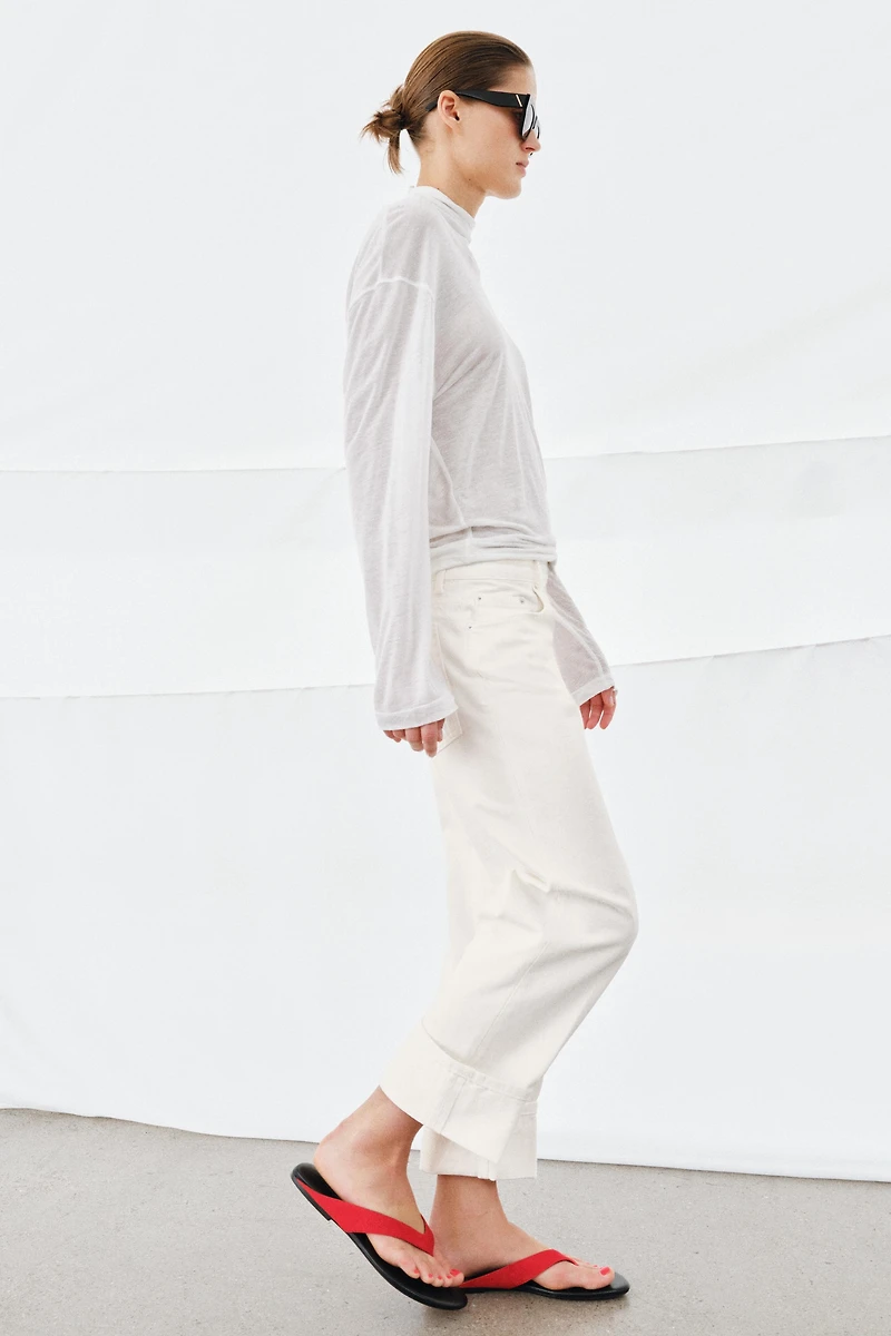 JEAN ZW COLLECTION DROIT TAILLE BASSE