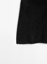 100% cashmere brushed finish cape