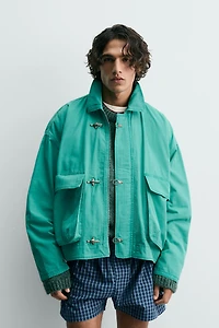 BOXY FIT FIREMAN CLASP JACKET