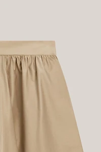 Culottes with pleated details