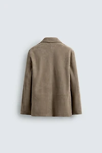BLAZER REGULAR FIT EN DAIM