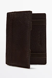 Portefeuille « magic » en cuir nappa