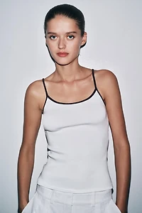 CONTRAST TANK TOP