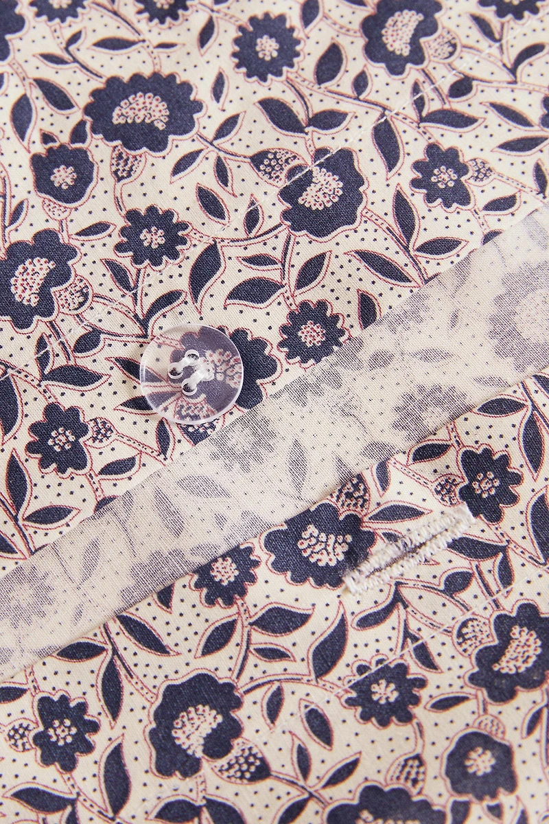 KIDS FLORAL COTTON DUVET COVER