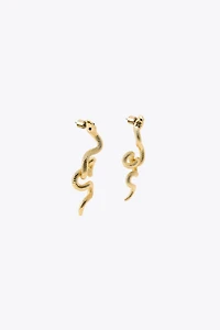 METAL SNAKE EARRINGS