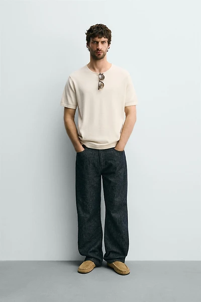 REGULAR FIT KNIT T-SHIRT