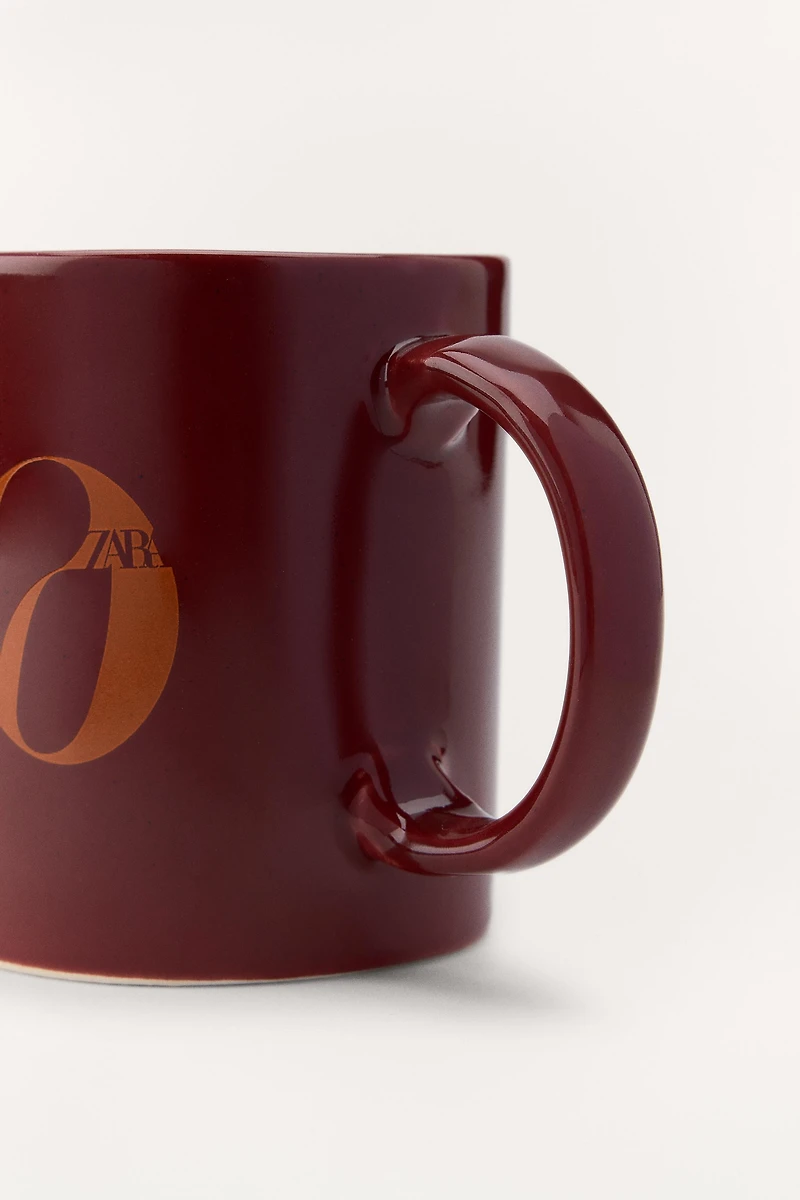 50TH ANNIVERSARY EARTHENWARE MUG