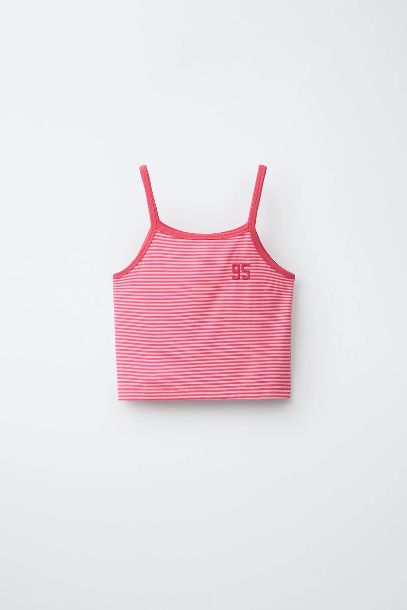 STRIPED T-SHIRT AND BERMUDA SET