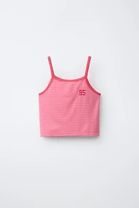 STRIPED T-SHIRT AND BERMUDA SET
