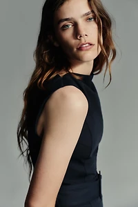 BELTED SHORT DRESS