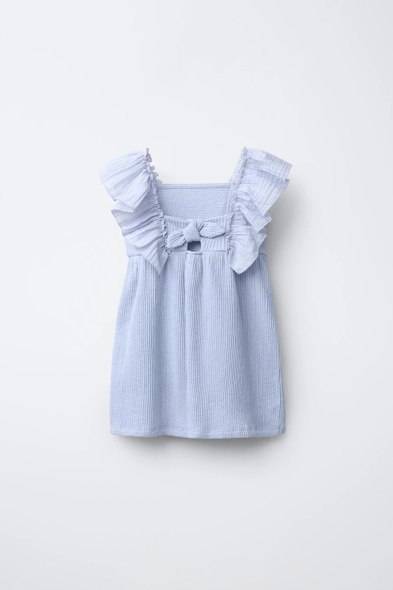 ROBE TEXTURÉE BIMATIÈRE