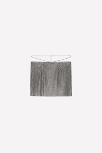 LUDOVIC DE SAINT SERNIN x ZARA SHORT MESH SKIRT