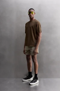OPEN KNIT STRUCTURE T-SHIRT