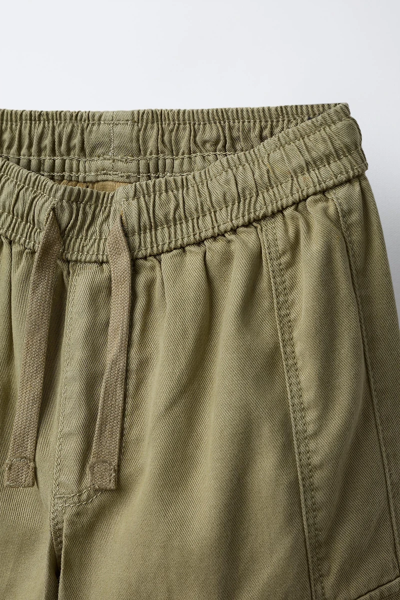 SOFT FLOWY CARGO PANTS