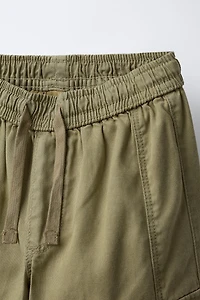 SOFT FLOWY CARGO PANTS