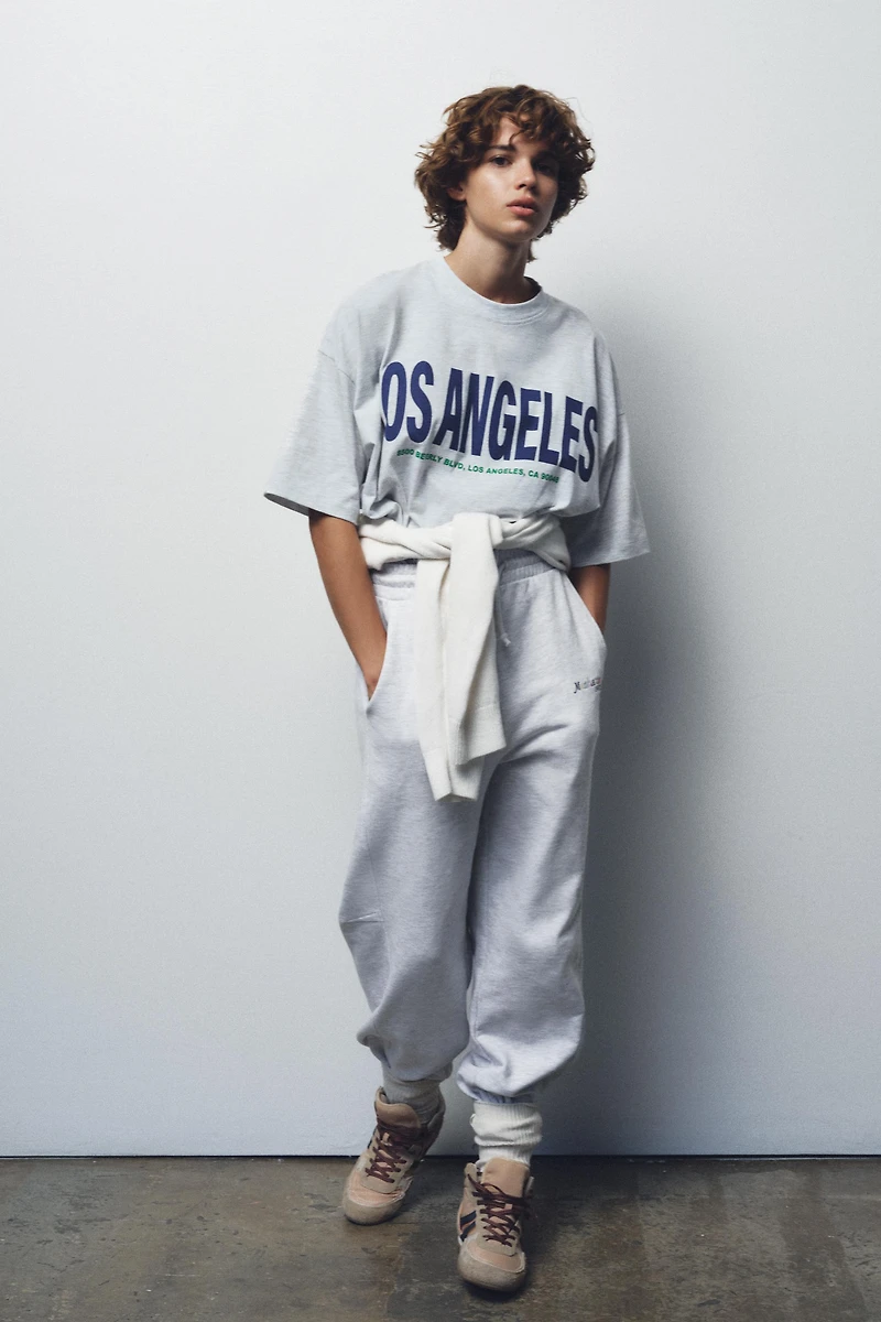 OVERSIZED TEXT T-SHIRT