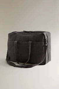 SPLIT SUEDE TRAVEL BAG