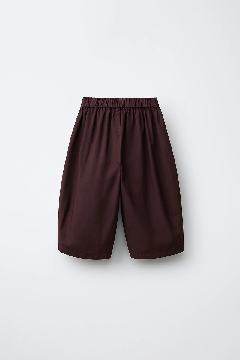 POPLIN BLOOMER PANTS