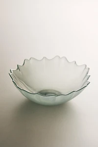 WAVY GLASS BOWL