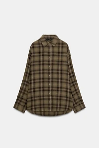 OVERSIZED PLAID SHIRT