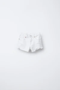 RIPPED DENIM SHORTS