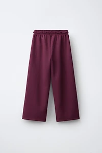 PANTALON DE SPORT À JAMBES LARGES
