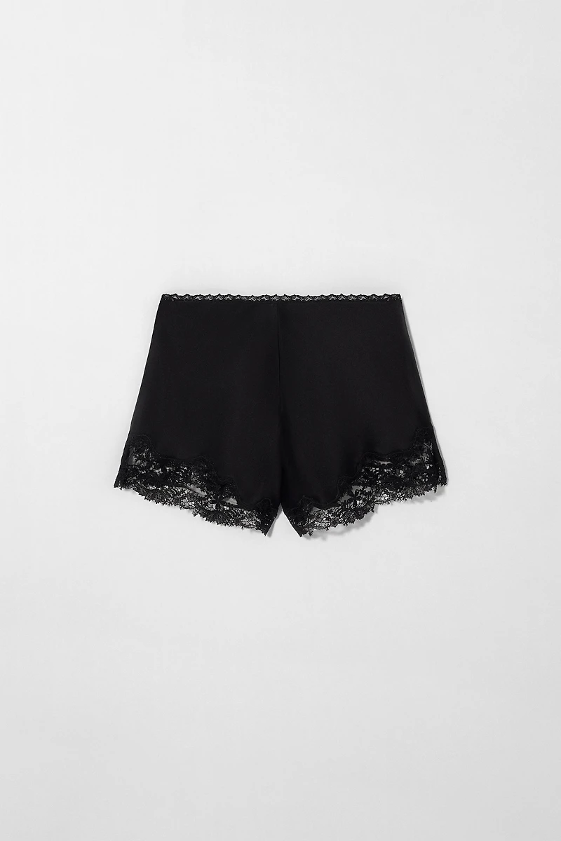 KATE MOSS X ZARA SILK LINGERIE SHORTS