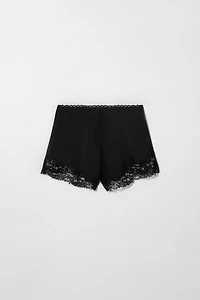 KATE MOSS X ZARA SILK LINGERIE SHORTS