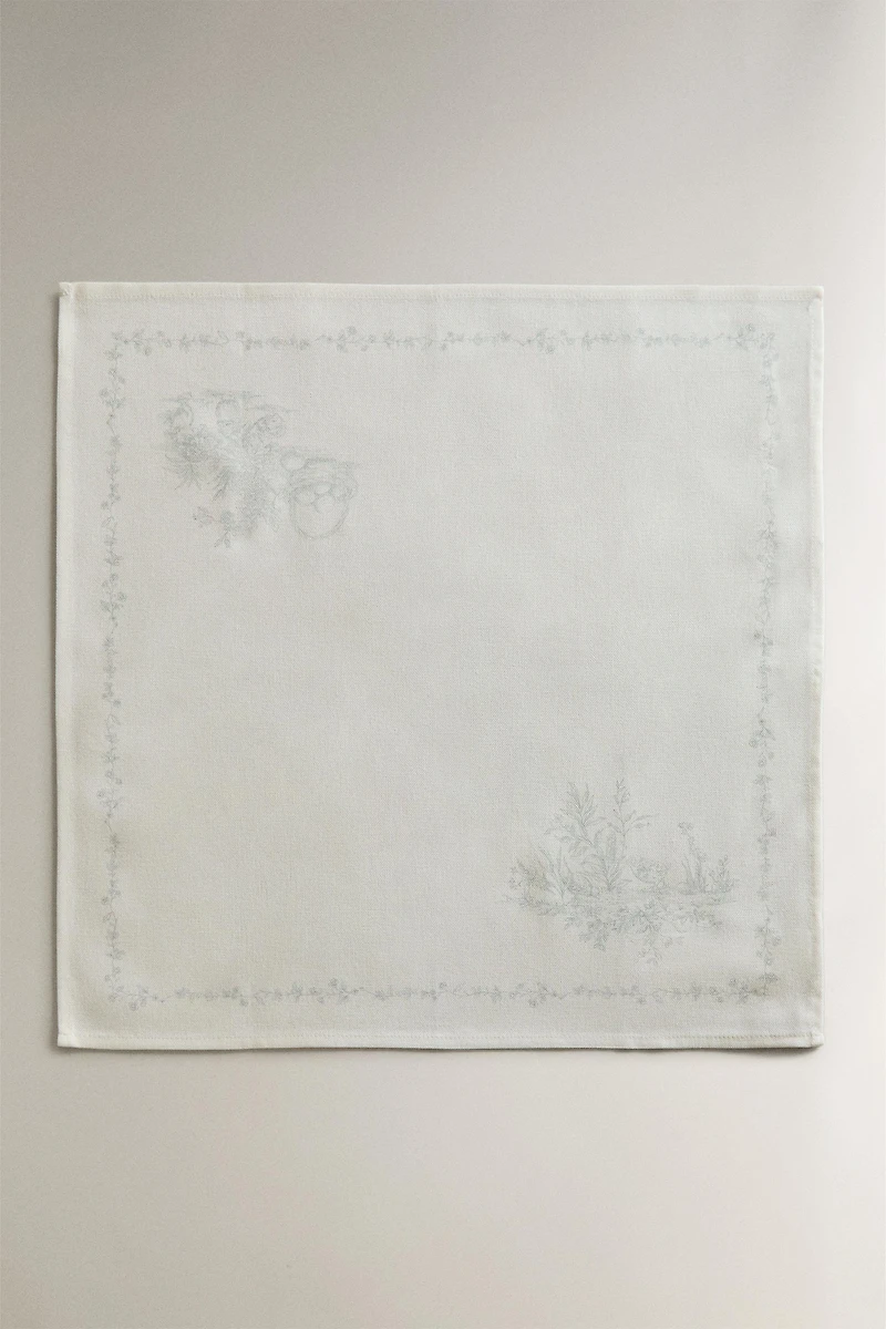 TOILE COTTON NAPKIN PACK (PACK OF 2)