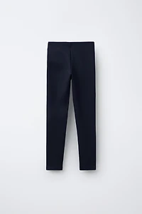 LEGGING EN MAILLE POINT DE ROME ET BOUTONS