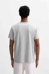 SLIM FIT TEXT T-SHIRT