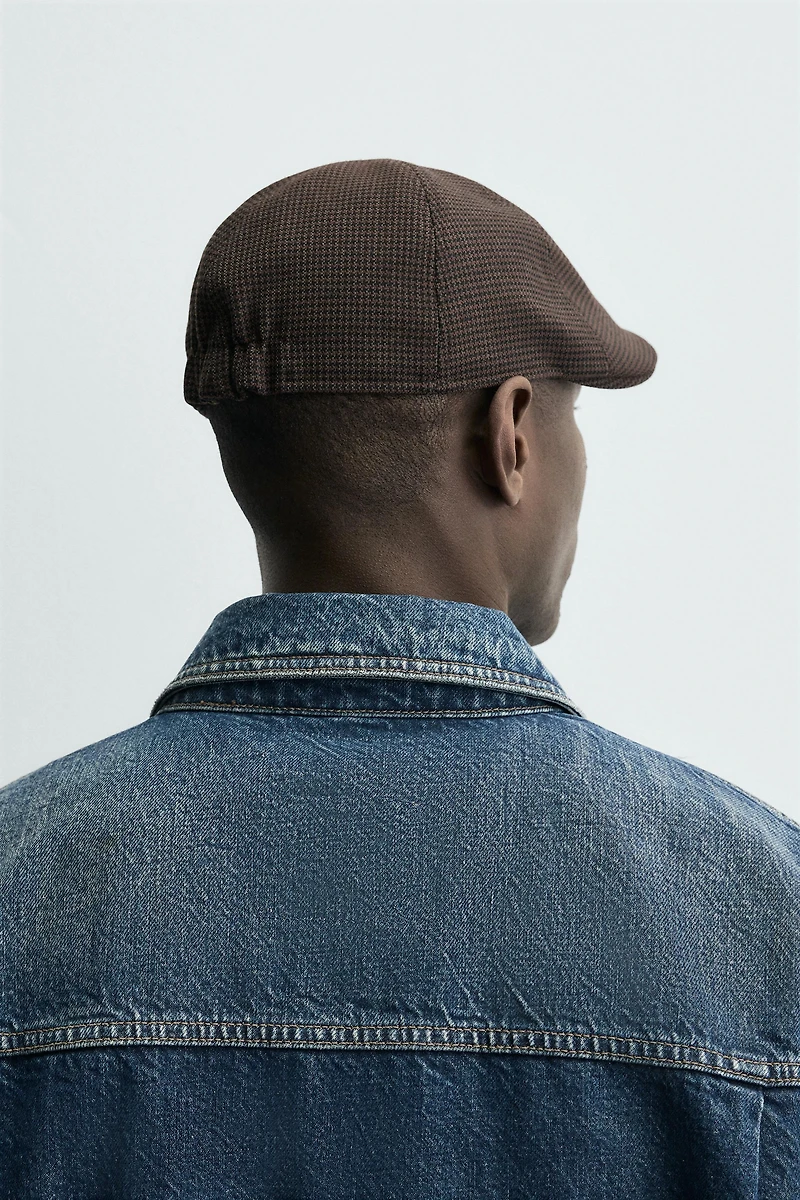 HOUNDSTOOTH BERET
