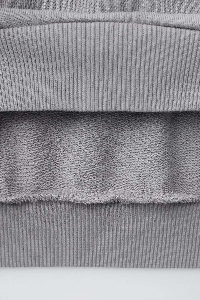 POLO COLLAR SWEATSHIRT