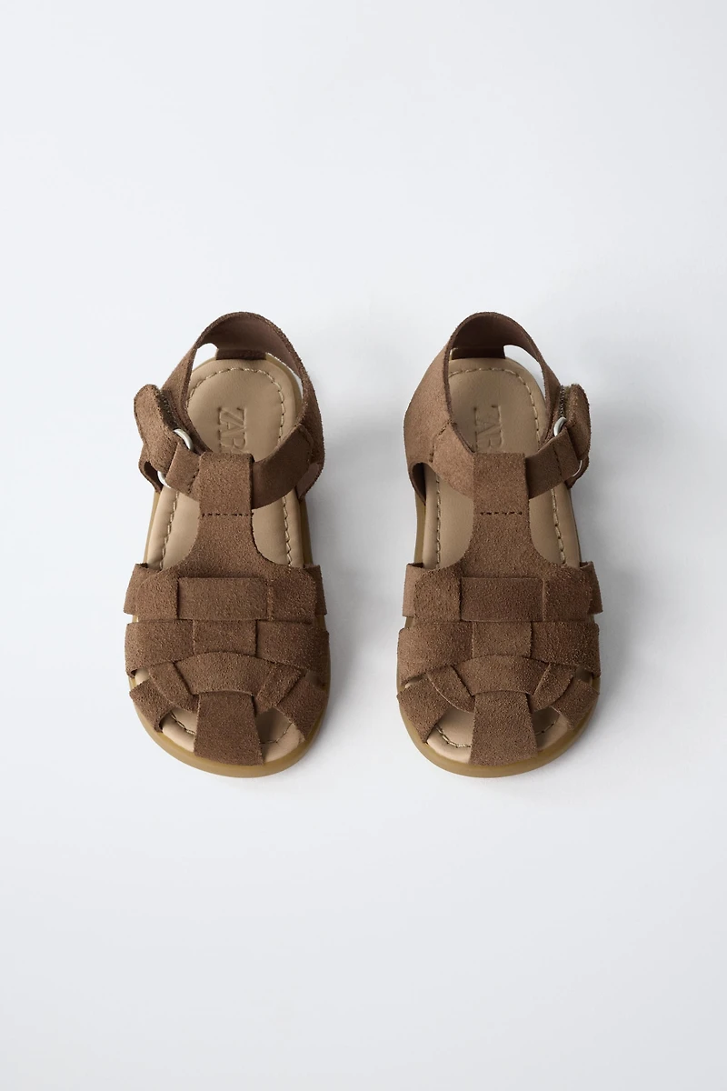 BAREFOOT LEATHER FISHERMAN SANDALS