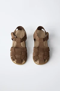 BAREFOOT LEATHER FISHERMAN SANDALS