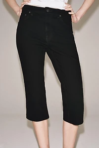 ZW COLLECTION MID-RISE CAPRI JEANS